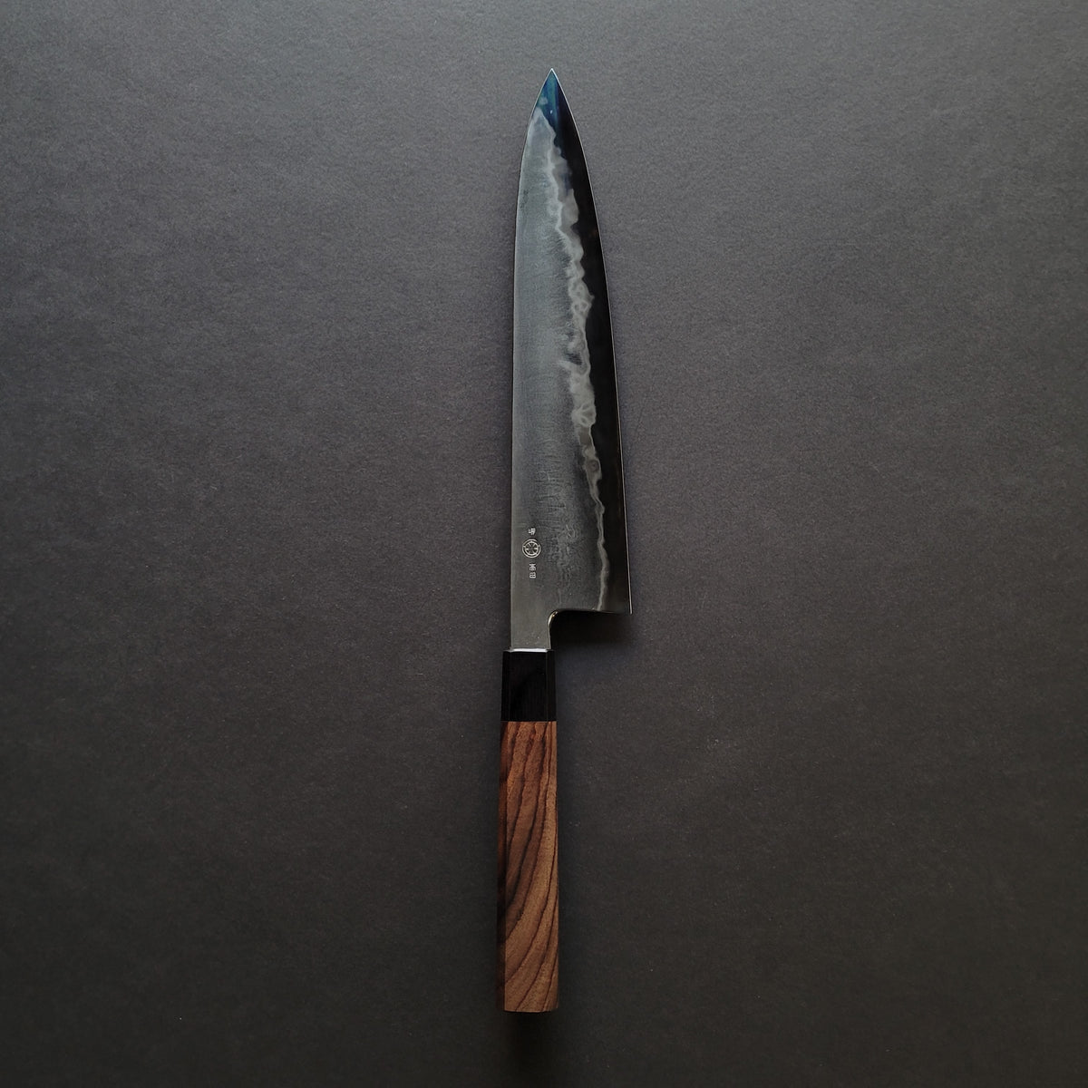Japanese bone cutting Knife - IKENAMI HAMONO - White steel 1and sof