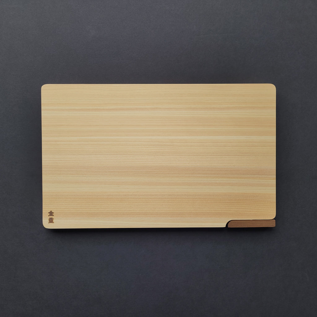 Kaneshige Hinoki Cutting Board with Rosewood Foot