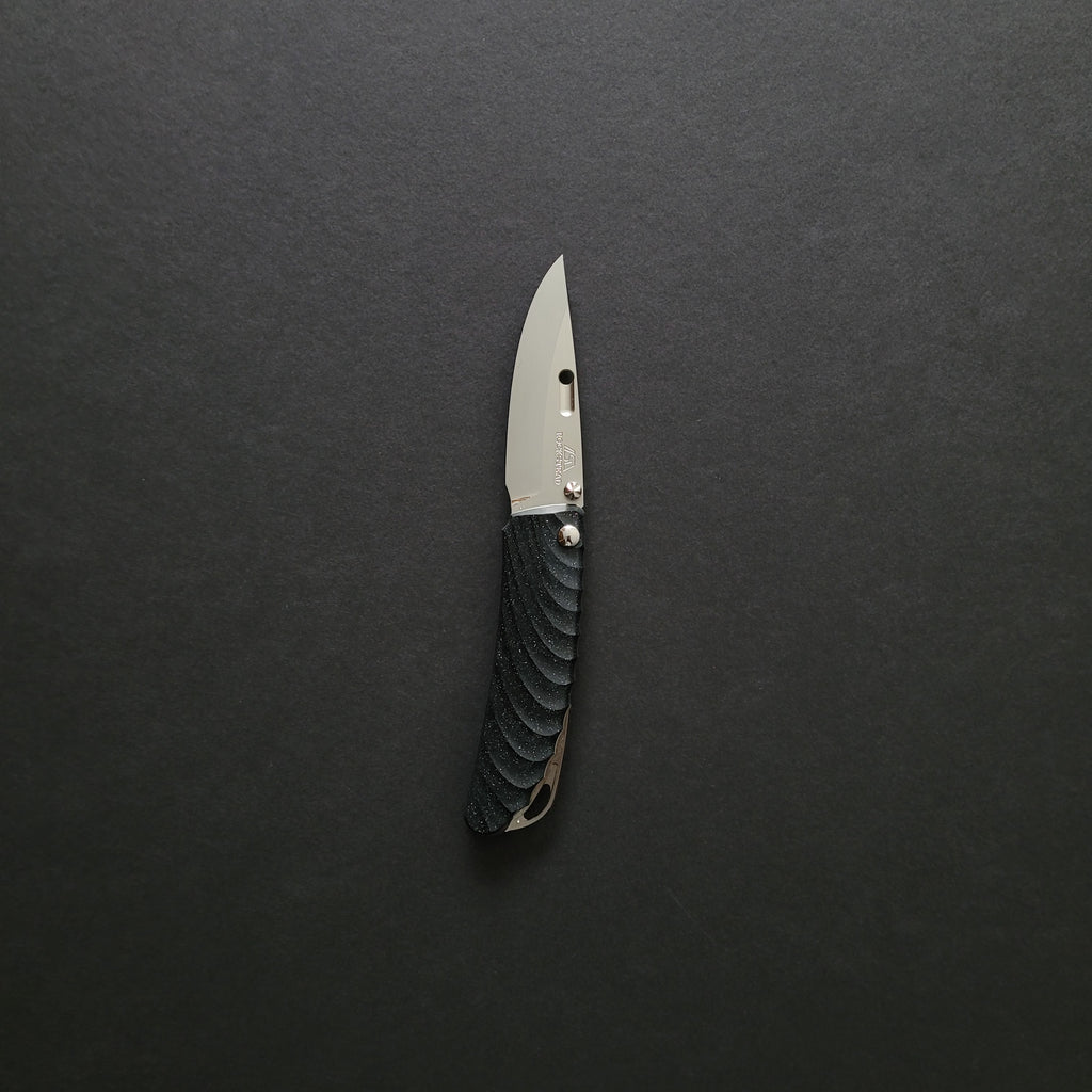 Rockstead NEHAN - ZDP Folding Knife 65mm Titanium Handle (#2 - Artificial Marble (MB))
