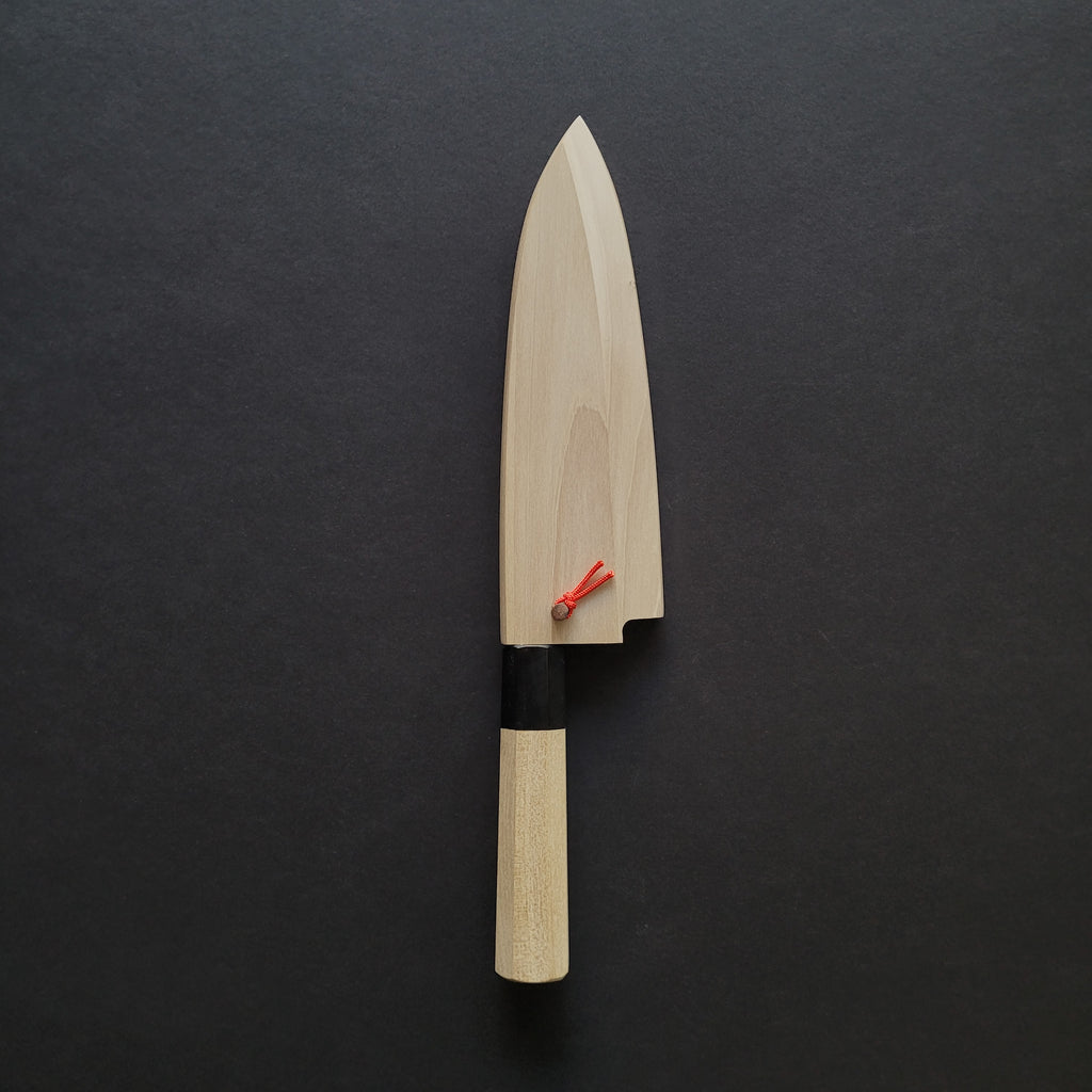Hitohira Togashi White #1 Tachi Deba 180mm Ho Wood Handle (Saya)