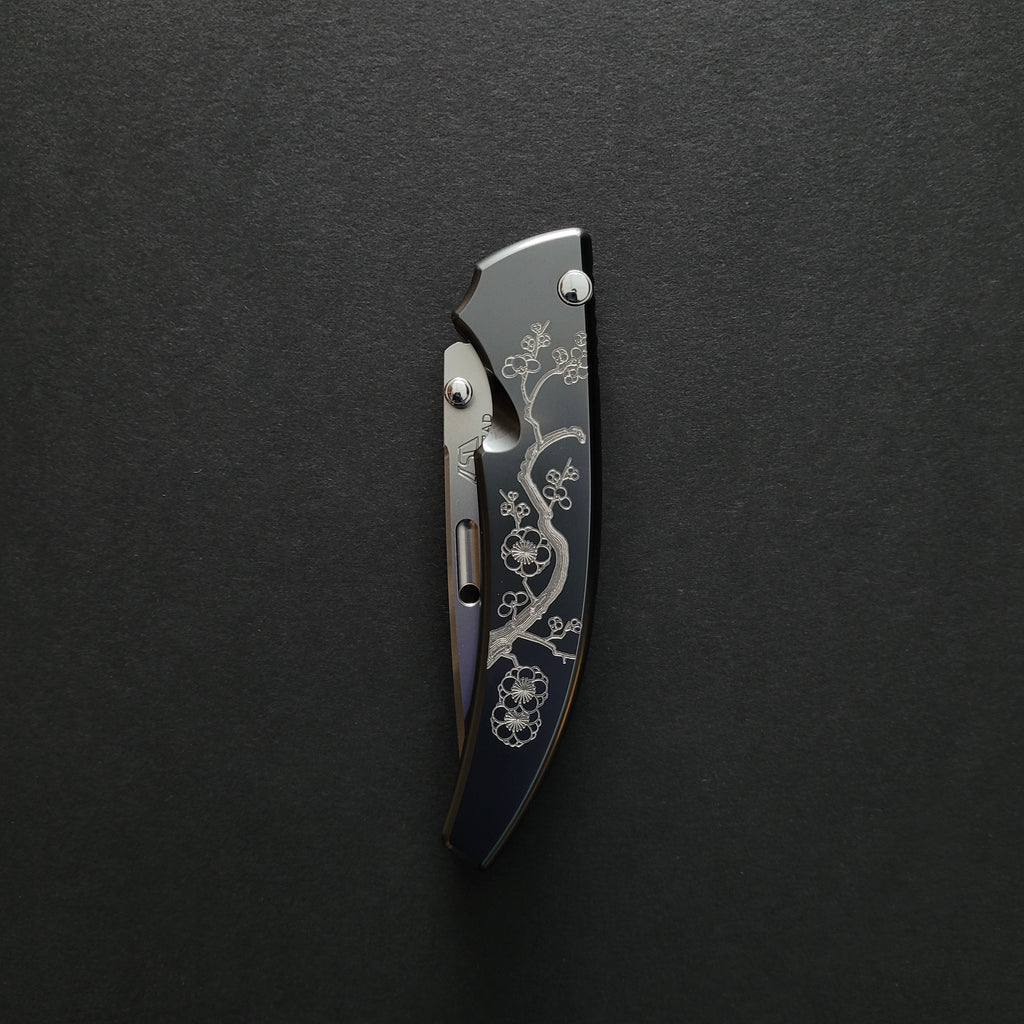 Rockstead SHU CB-ZDP Folding Knife 80mm Titanium Handle (UME)
