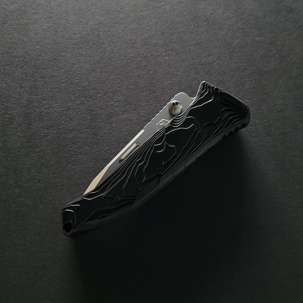 Rockstead SAI-ZDP Folding Knife 80mm Titanium Handle (BK)