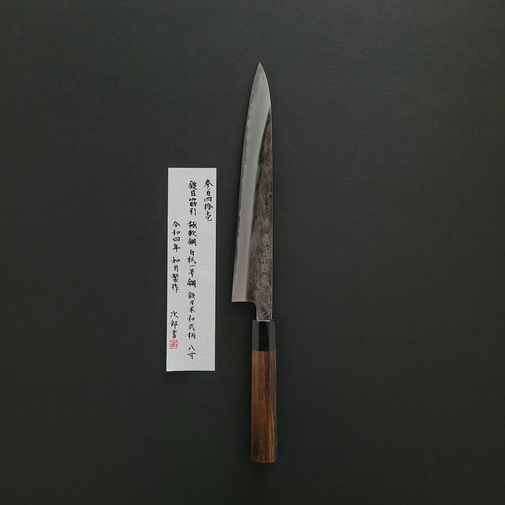 Jiro Tsuchime Wa Sujihiki 240mm Taihei Tagayasan Handle (#341)