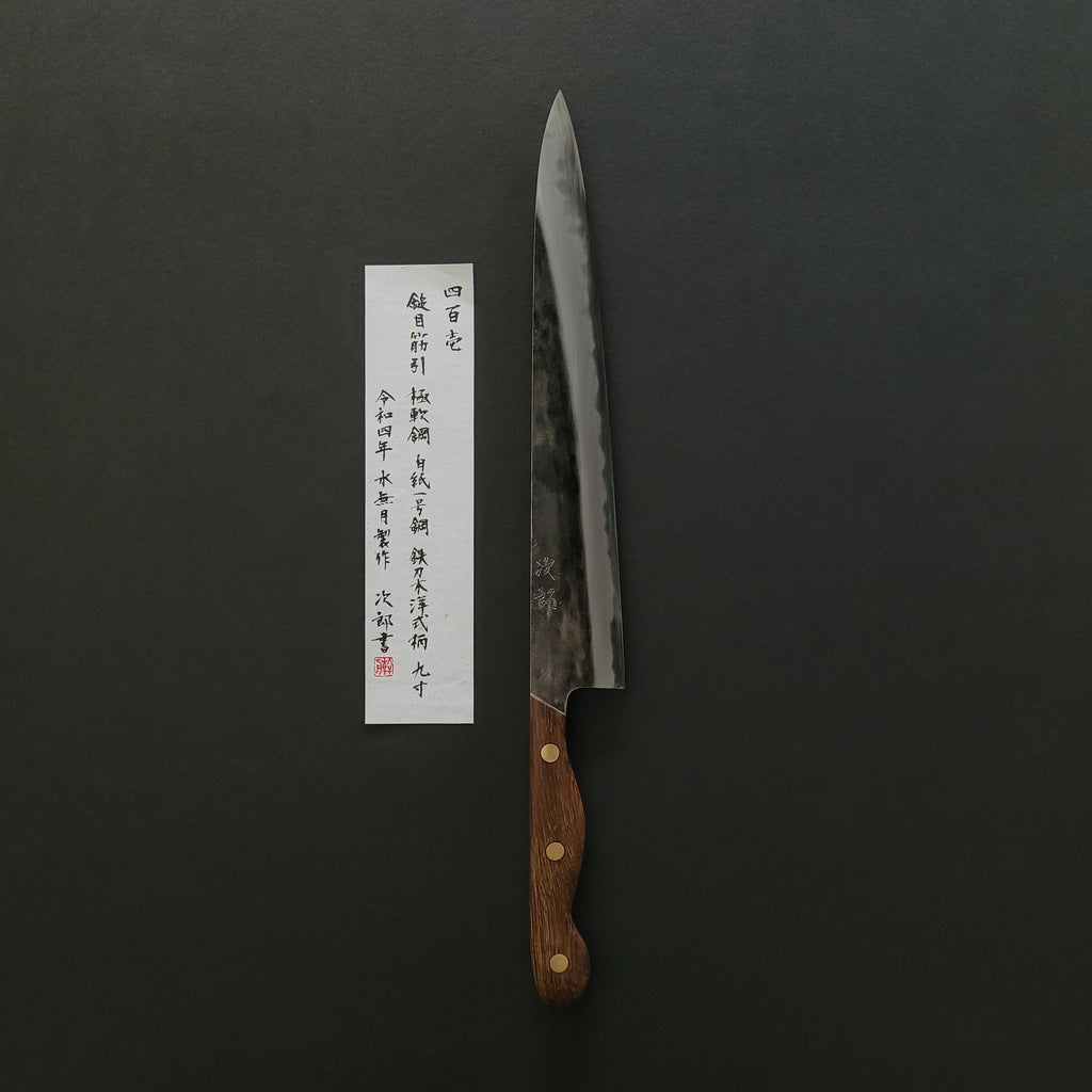 Jiro Tsuchime Yo Sujihiki 270mm Tagayasan Handle (#401)