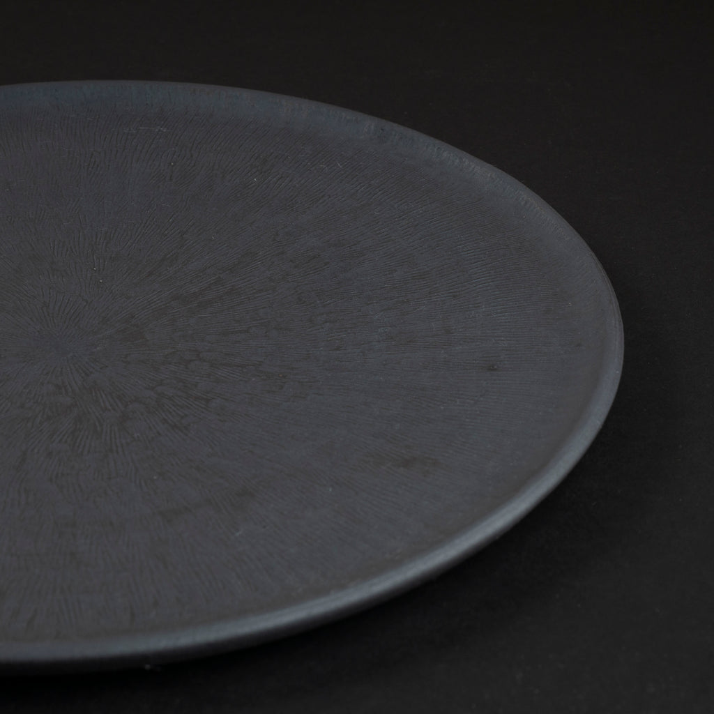 Komon Shinohara Kirikabu Black Flat Plate (Medium)