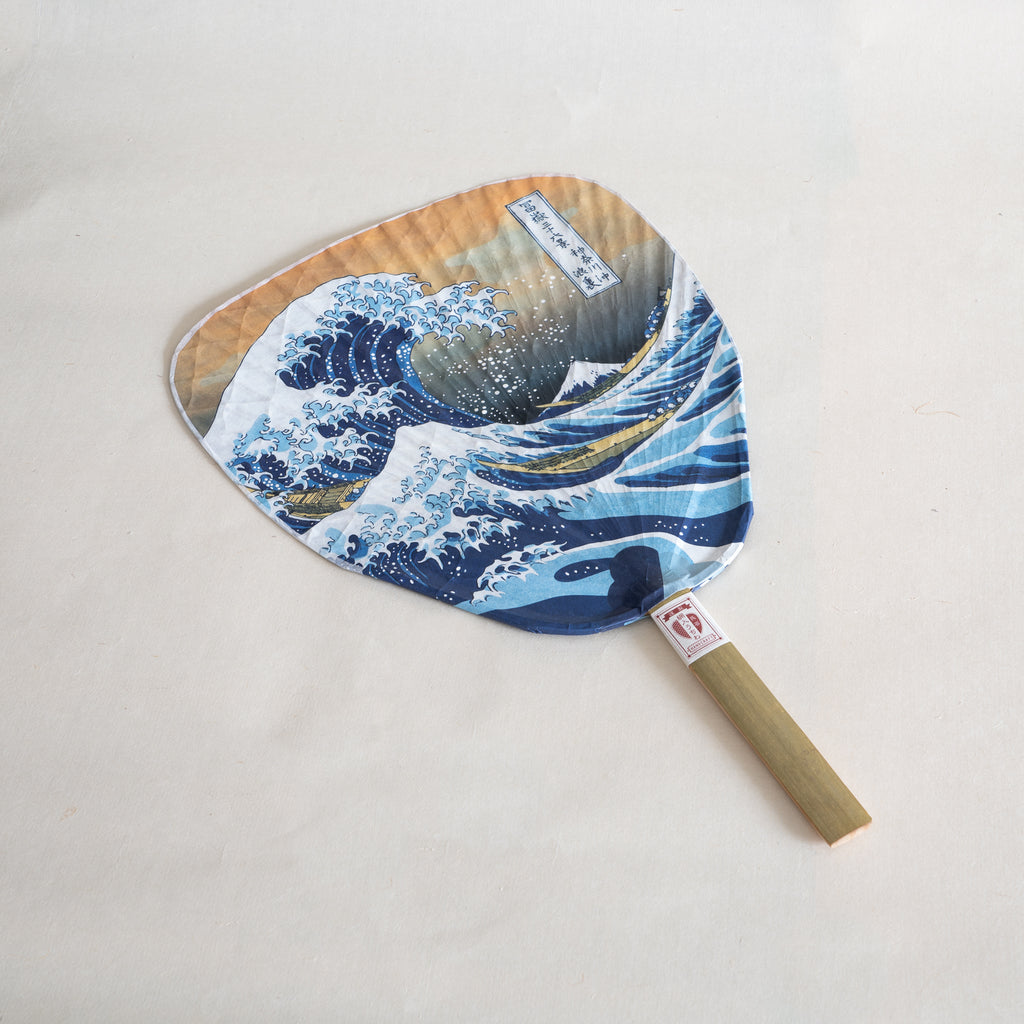 Komon Hokusai's Namiura Shibu Uchiwa (Paper Fan)