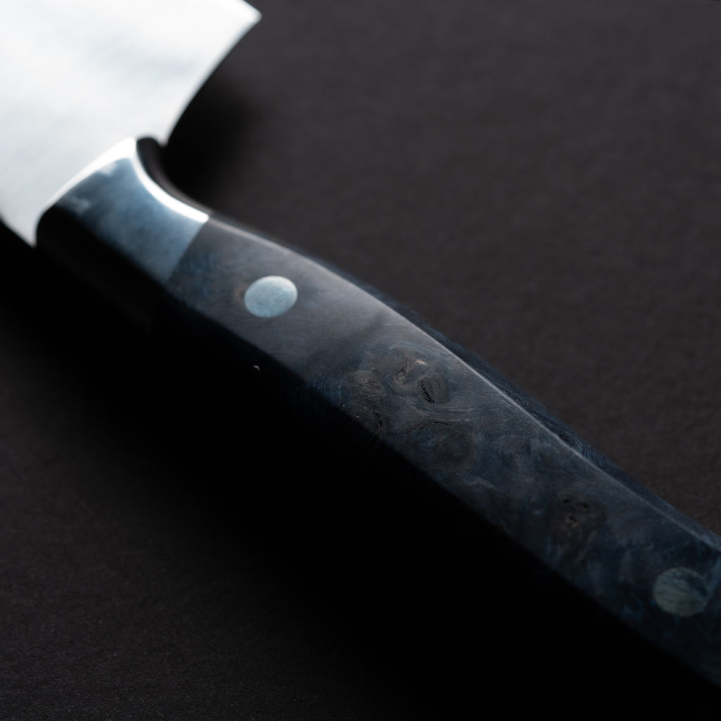 Nenox Kiritsuke Gyuto 240mm Blue Stabilized Wood Handle